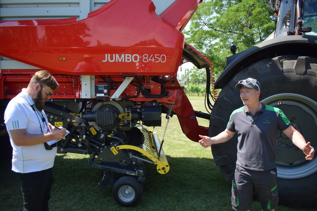 Pöttinger jumbo sturing