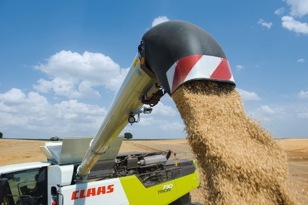 Claas Trion lossnelheid
