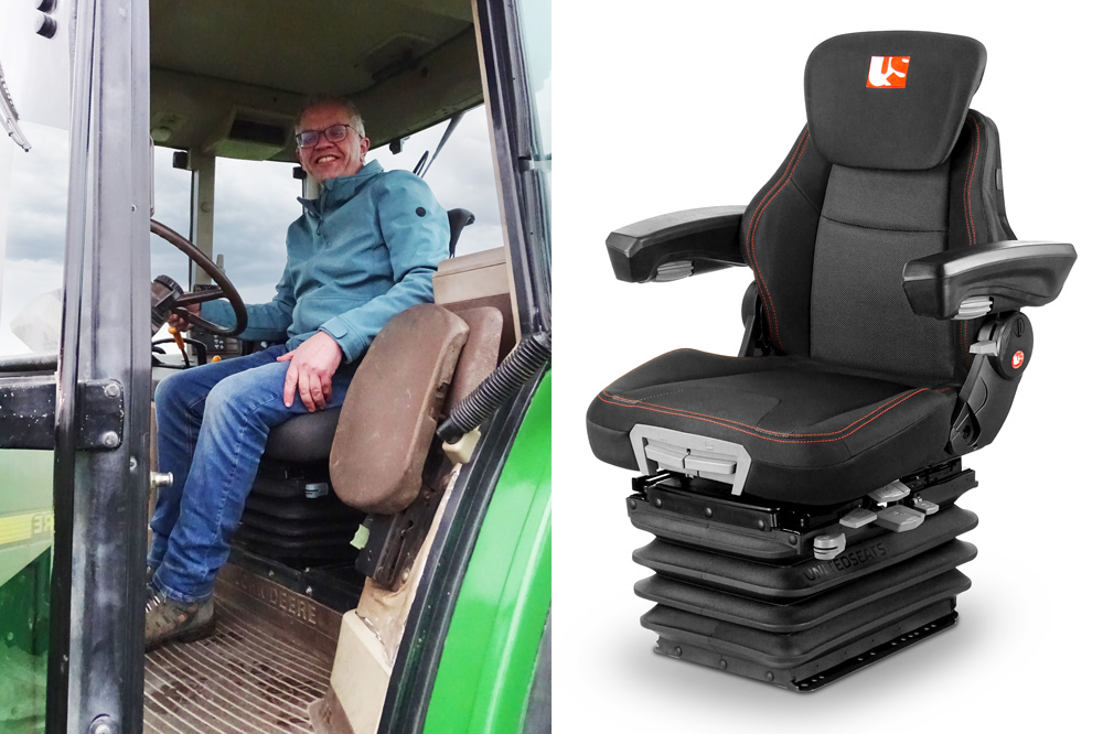 EBLO presenteert de Rancher Pro van UnitedSeats als hét alternatief op uw (Grammer) trekkerstoel